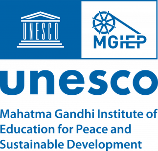 The UNESCO Mahatma Gandhi Institute of Education for Global Peace and Sustainability (MGIEP; India) logo UNESCO logo